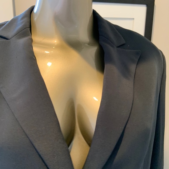 GIORGIO ARMANI GREY SILK JACKET  12 CHEST 42 Oversized - Picture 3 of 13